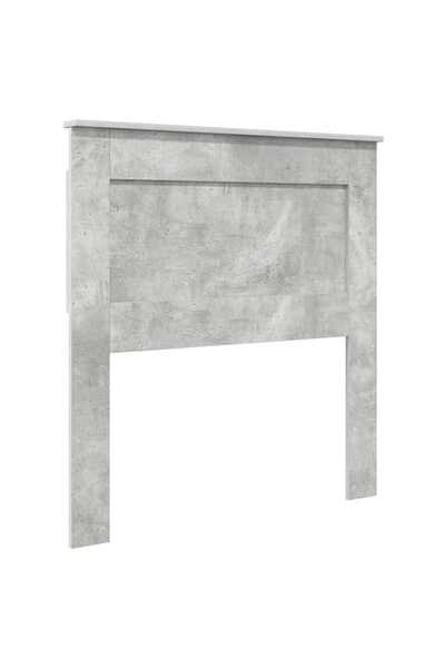 vidaxl Tăblie cap cu headboard Gri din beton 80 cm Lemn compozit
