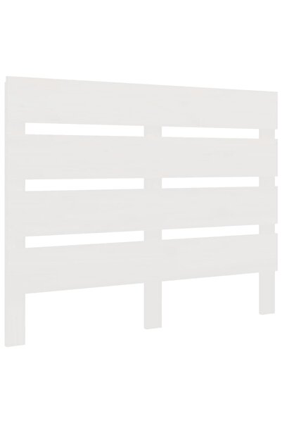 vidaxl Tăblie de pat, alb, 90x3x80 cm, lemn masiv de pin