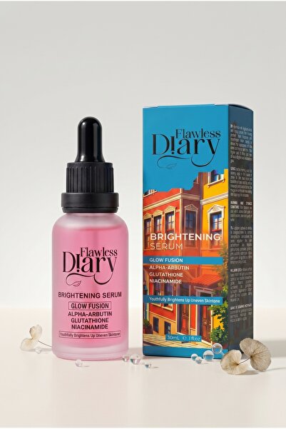 Flawless Diary Leke Karşıtı Aydınlatıcı Yüz Serumu 30ml Alfa Arbutin Glutatyo...