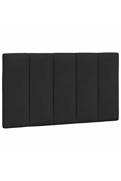 vidaxl Headboard Pillow , Hanko, black, 80 cm, Velvet