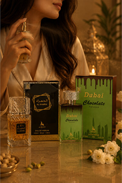 Ayelet Pachet 2 Parfumuri x 100 ML, Unisex, Dubai Chocolate and Al Hamra