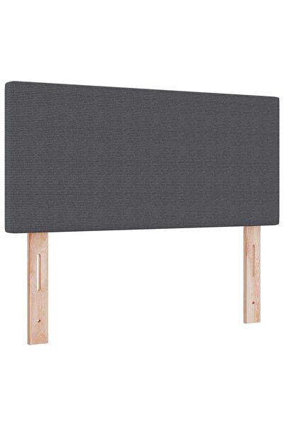 vidaxl LED signboard with LED strip lights Dark grey 80 cm Polyester