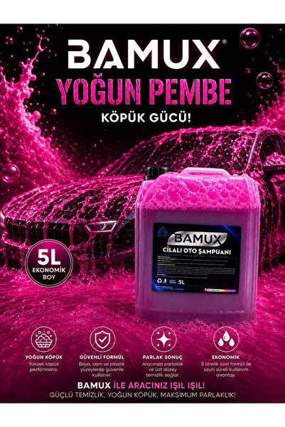 Bamux 5 Lt Yoğun Pembe Köpük | Cilalı Yoğun Köpük |
