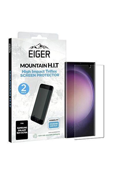 EIGER Folie transparentă Triflex H.I.TSamsung Galaxy S24 Ultra Clear, pachet ...