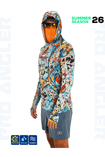 Fujin Rolla S26 Buff&Hoodie Makai Orange