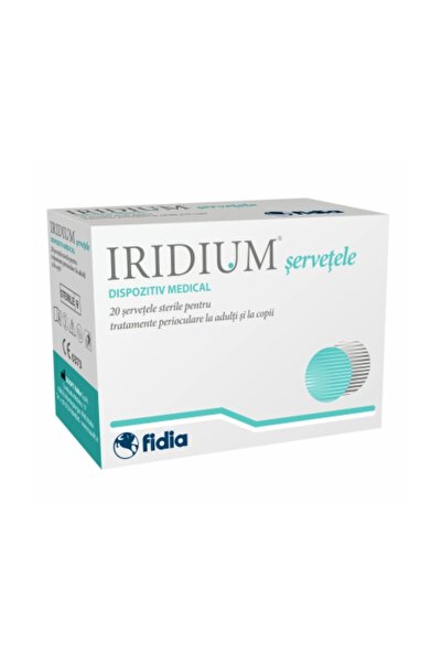Verset Parfums Servetele sterile Iridium, 20 bucati, Fidia