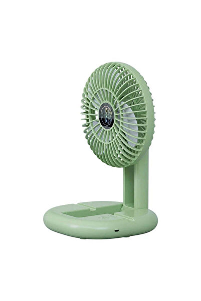 Promagg Mini ventilator portabil, design drăguț, suport pentru telefon, bater...