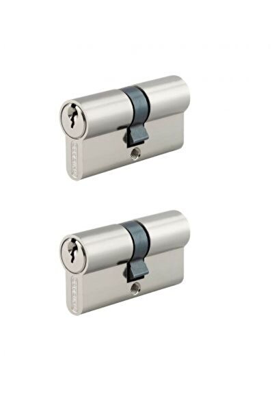 THIRARD Set of 2 European profile cylinders Trafic 6, 30 x 30 mm, high securi...