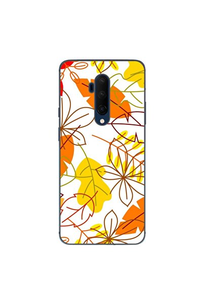OEM Husa compatibila cu OnePlus 7T Pro Silicon Gel Tpu Model Autumn Vivid Leaves