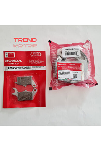 MOTTO ÖN ARKA FREN BALATASI SET - HONDA DİO 110 ACTİVA 125 YENİ MODEL