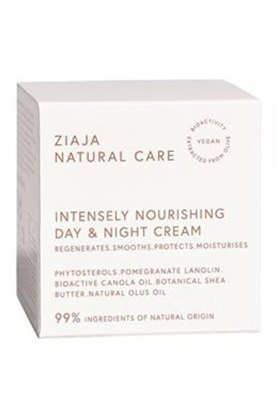 Ziaja Day/Night Face Cream - Care Intensely Nourishing Day & Night Cream, 50 ml