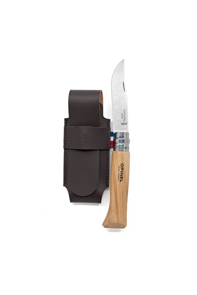 Opinel N°8 Trekking NATUREL + KILIF SET