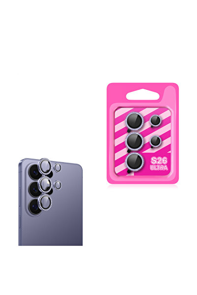 noktaks Galaxy S26 Ultra Compatible Camera Lens Protector Cl-06 T41126 - Purple