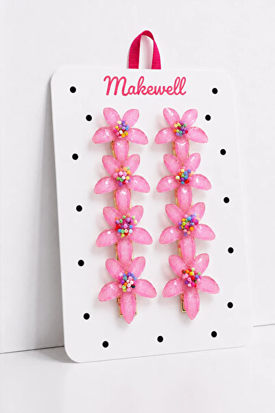 MakeWell Flower 2-Piece Snap Buckle Set