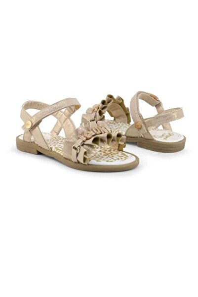 Shone Sandale fete SHONE, Bej, Marimi: 27, 28, 30 EU, Talpa plata, Material l...