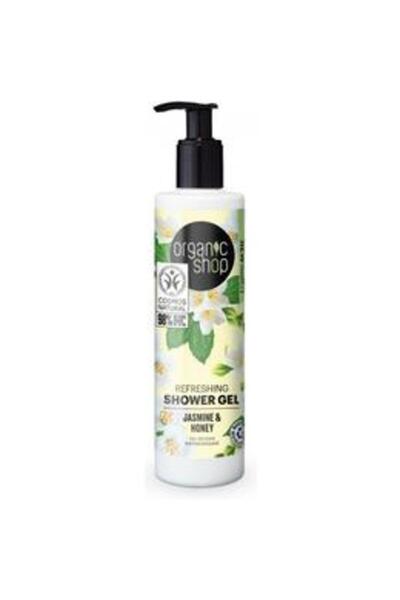organic shop Δροσιστικό Βιολογικό Αφρόλουτρο με Γιασεμί και Μέλι, 280 ml