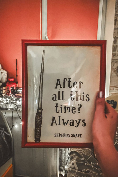 Taranist Poster - After All This Time Always - haryy potter severus snipe Kal...