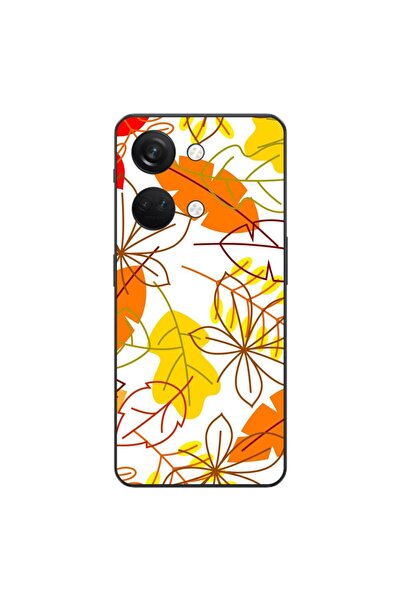 OEM Husa compatibila cu OnePlus Nord 3 Silicon Gel Tpu Model Autumn Vivid Leaves
