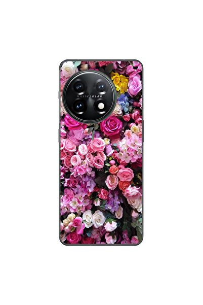 OEM Husa compatibila cu OnePlus 12 Silicon Gel Tpu Model Trandafiri Roz