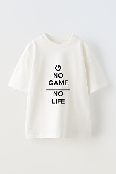 Anetos Μπλουζάκι No Game No Life με σχέδιο, με προεκτυπωμένο σχέδιο στο μπροσ...