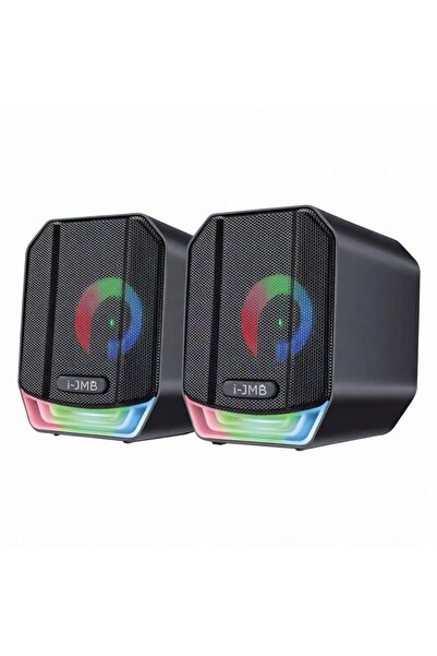 Z Store Геймърски тонколони 6W – Захранване чрез USB, RGB LED, 1.2м кабел