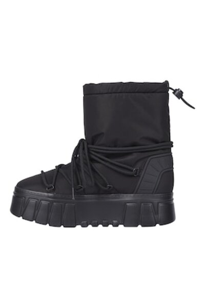 Tommy Jeans Winter Slip-on Boots, Black, Size 37
