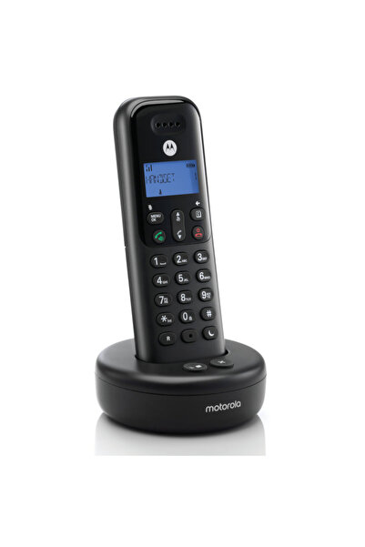 Motorola T511+ Black (Ελληνικό Μενού) Ασύρματο τηλέφωνο με τηλεφωνητή, φραγή ...