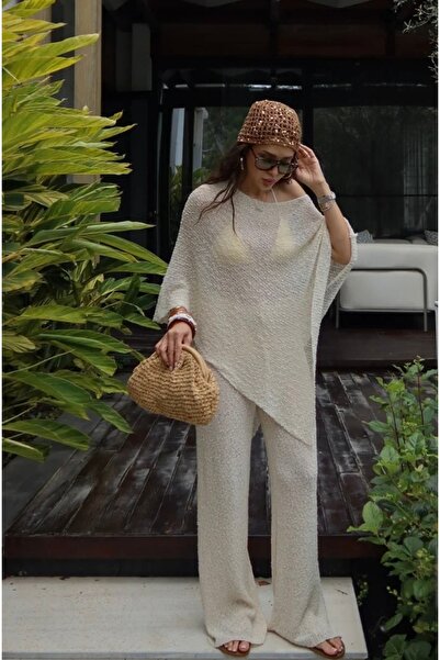 EMİX TREND GİYİM ASİMETRİK KESİM BÜRÜMCÜK PLAJ TAKIMI