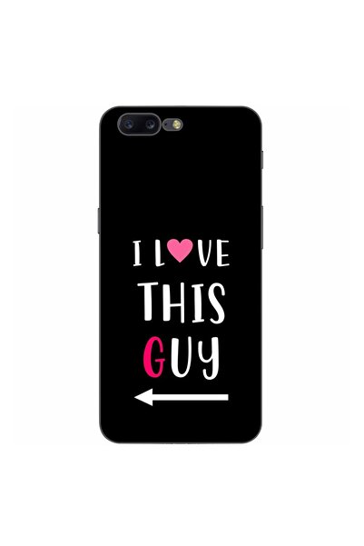 OEM Husa compatibila cu OnePlus 5 Silicon Gel Tpu Model Cupluri I love This Guy