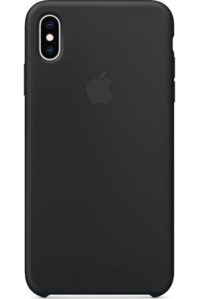 Apple Πίσω Κάλυμμα Σιλικόνης Μαύρο (iPhone XS Max) Κωδικός: MRWE2ZM/A