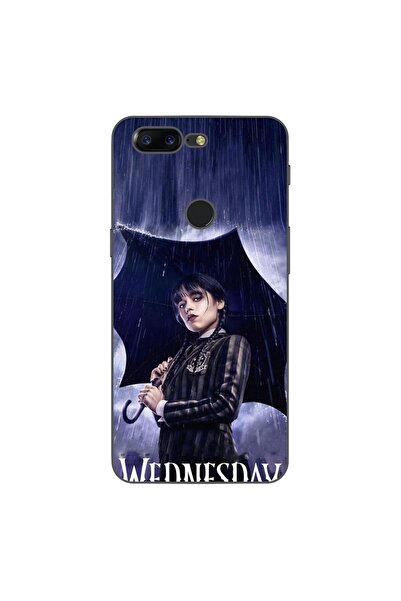 OEM Husa compatibila cu OnePlus 5T Silicon Gel Tpu Model Wednesday Umbrella
