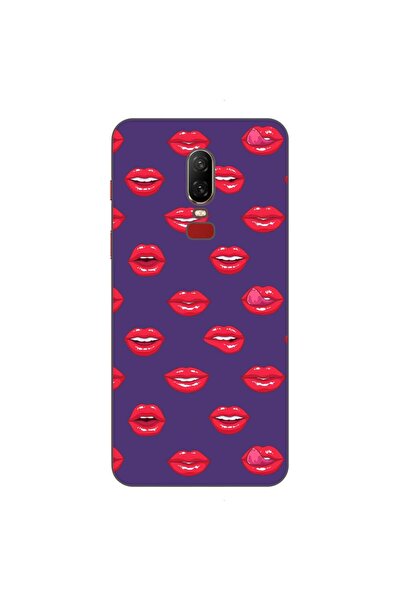 OEM Husa compatibila cu OnePlus 6 Silicon Gel Tpu Model Buze Pattern
