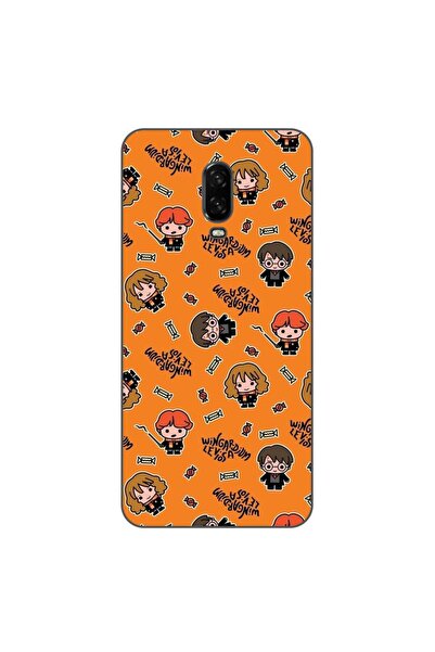 OEM Калъф, съвместим с OnePlus 6T, силиконов гел TPU, с десен Хари Потър Уинг...