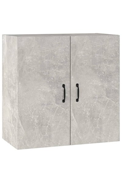 vidaxl Wall cabinet, concrete grey, 60x31x60 cm, engineered wood