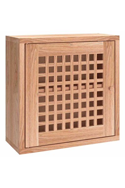 vidaxl Wall cabinet, 42x18x42 cm, solid walnut wood