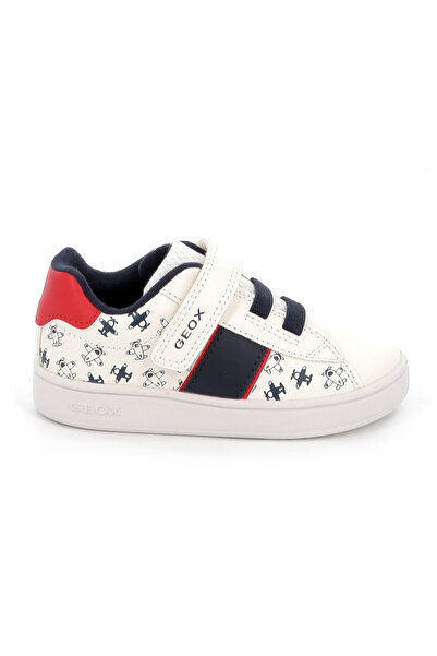Geox Παιδικό Χαμηλό Casual για Αγόρι Ανατομικό Χρώματος Λευκό B455LA 000BC C0085