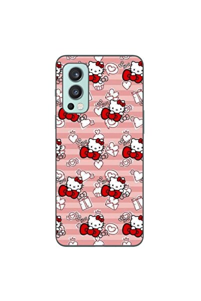 OEM Husa compatibila cu OnePlus Nord 2 Silicon Gel Tpu Model Hello Kitty Roz ...