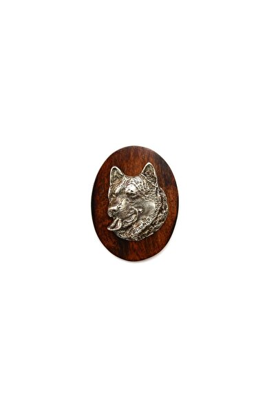 Art - Dog Malamut alaskan - Broșă pentru concurs canin, agrafă pentru numărul...