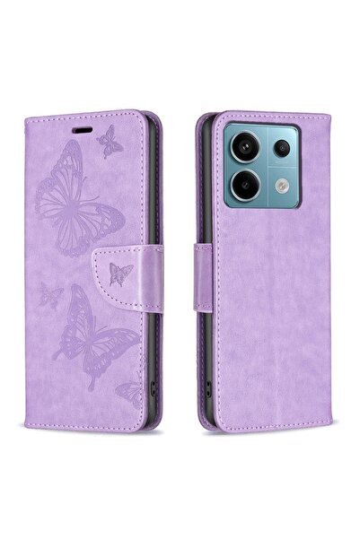 sscase Two Butterflies Θήκη Πορτοφόλι Purple (Xiaomi Redmi Note 13 Pro 5G/Poc...