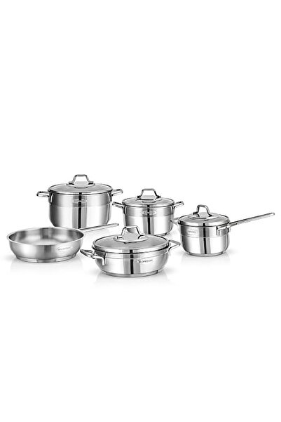 Bonera Sienna 9 pcs Stainless Steel Cookware Set
