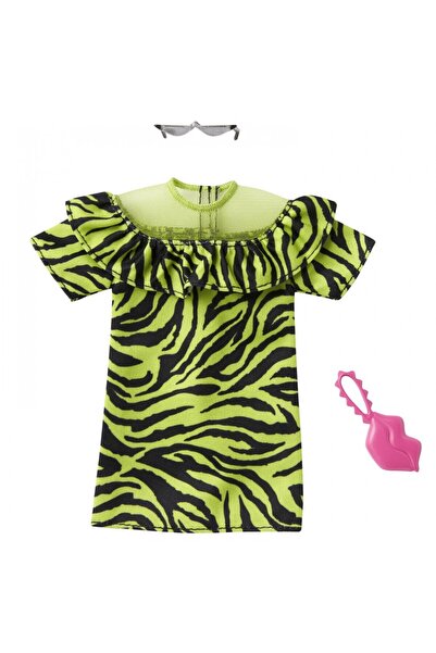 mattel Barbie Fashion Pack Πράσινο Φόρεμα Με Αξεσουάρ GRC05