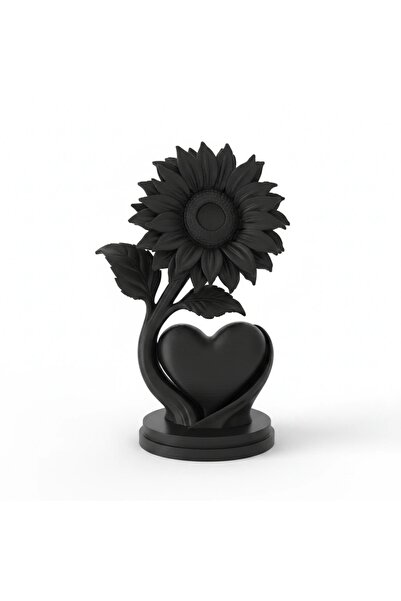 OEM Figurină Decorativă Floarea Soarelui Inimă Modernă
