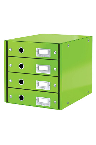 Leitz 4-DRAWER GREEN CABINET CLICK&STORE