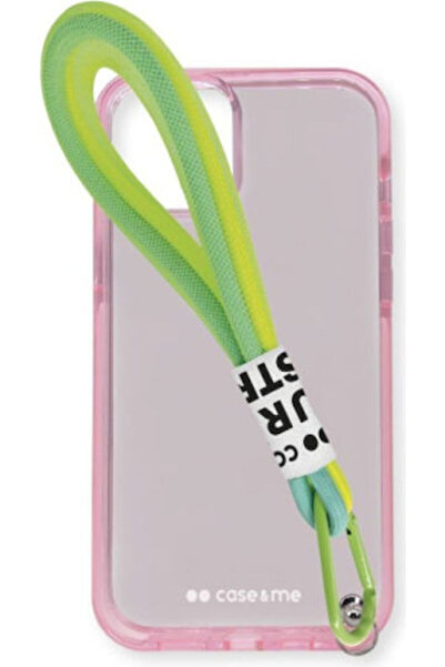 SBS ROPE FLUO URBAN STREET Πίσω Θήκη με Λουράκι Ροζ (iPhone 12 / 12 Pro) Κωδι...