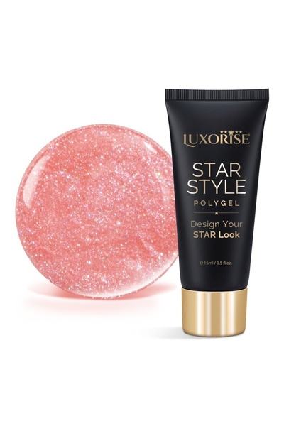 LUXORISE Polygel STAR STYLE - STAR VIBE Collection, Firelight Fame, 15ml