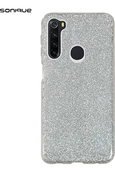 Other Sonique Γυαλιστερή Ασημί Θήκη Πλάτης Σιλικόνης (Xiaomi Redmi Note 8, Re...