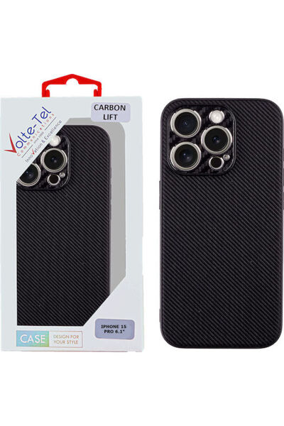 Other Volte-Tel Carbon Lift Back Cover Σιλικόνης Μαύρο (iPhone 15) Κωδικός: 8...