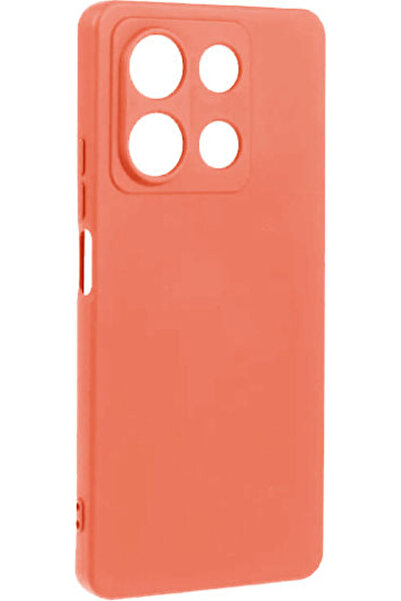Senso Υγρή Σιλικόνη Πίσω Κάλυψης Πορτοκαλί (Redmi Note 13 Pro 4G / Poco M6 Pr...