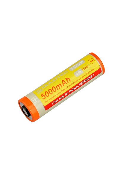 Dulotec Μπαταρία Vapcell 21700 5000mAh 10A - F2150M με ακροδέκτες σε ένα πλευ...