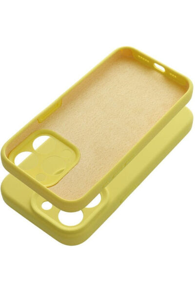 OEM Θήκη Πλάτης Σιλικόνης 2mm Κίτρινη (iPhone 17)